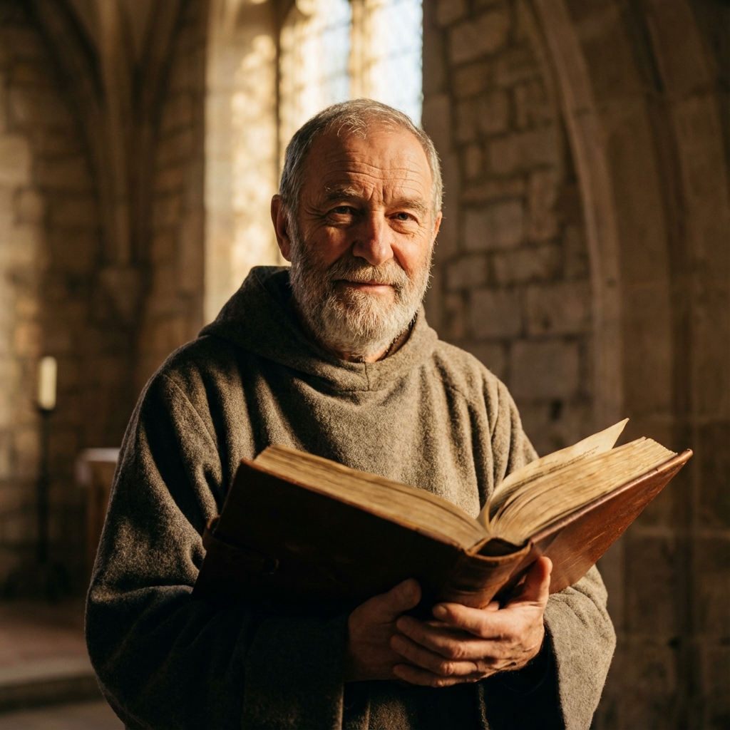 Pastor Orando com Microfone